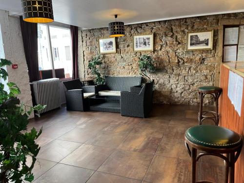 Posezení v ubytování Hotel d Enghien