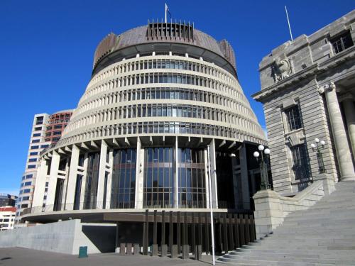 a building with a dome on top of it at Sofitel Wellington in Wellington