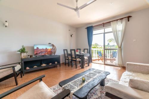 Χώρος καθιστικού στο Jua Apartment