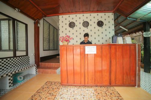 Lobbyen eller receptionen på Maylay Guesthouse