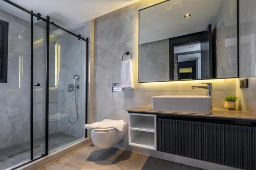 Koupelna v ubytování BoVilla Hotel Sentio Yalıkavak
