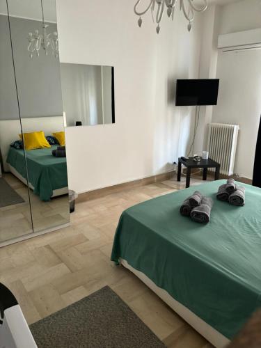 Katil atau katil-katil dalam bilik di Sisters Luxury Apartmenst