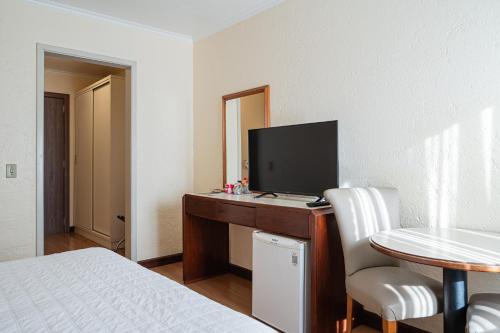 Serrazul Hotelにあるテレビまたはエンターテインメントセンター