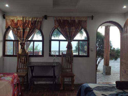 Χώρος καθιστικού στο ELOA Atitlán