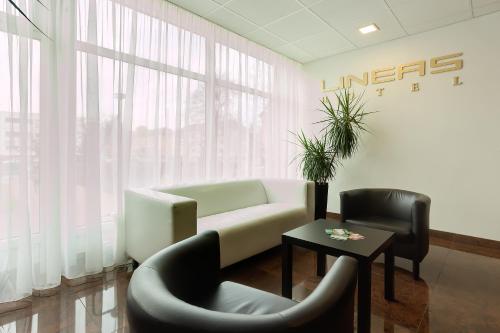 Posezení v ubytování Hotel Lineas