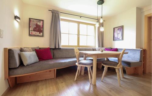 Χώρος καθιστικού στο Ferienwohnung Brixen Im Thale