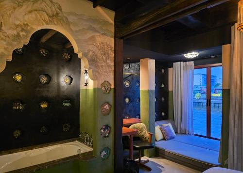 Koupelna v ubytování Siamotif Boutique Hotel