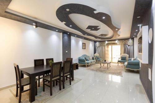 Χώρος καθιστικού στο Pyramids Yard Hotel