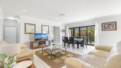 Et opholdsområde på Hunter Valley Lodge