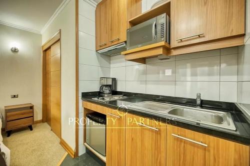 Η κουζίνα ή μικρή κουζίνα στο Valle Nevado Ski Chill in 7Px