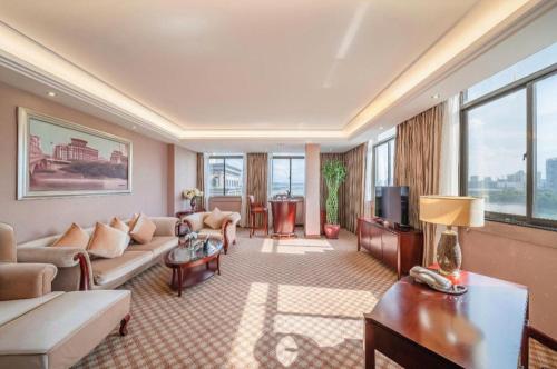 Zona de estar de Nanning Yongjiang Hotel