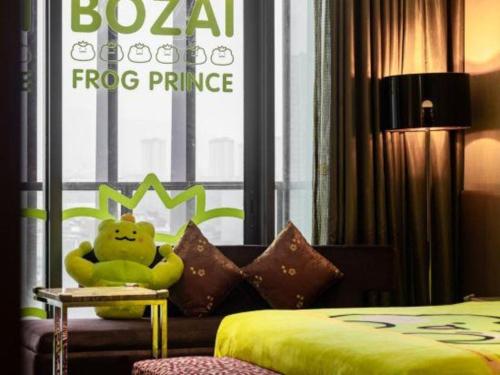 Katil atau katil-katil dalam bilik di Fliport Hotel Zhangzhou Yuanshan