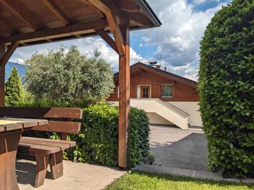 Un jardín fuera de Törggelehof Algund