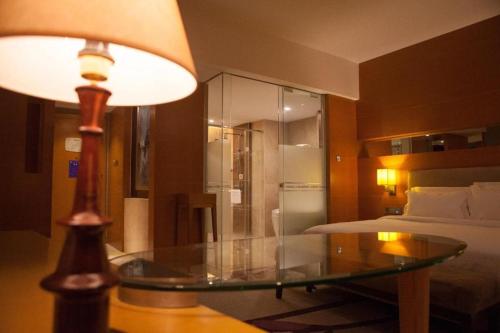 Khu vực ghế ngồi tại Lavande Hotels·Dongguan Nancheng