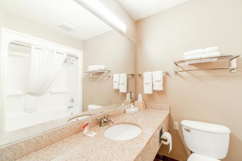 Bilik mandi di Texan Inn By OYO Beeville US-181