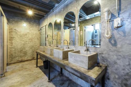 Koupelna v ubytování Vm1 Hostel