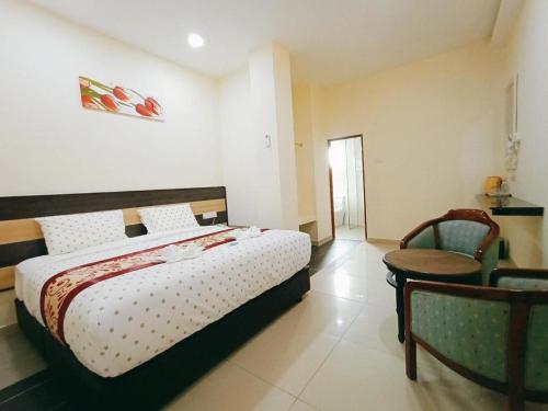 Кровать или кровати в номере Salak Boutique Hotel