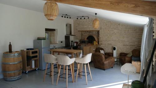 Dapur atau dapur kecil di Gite in equestrian property
