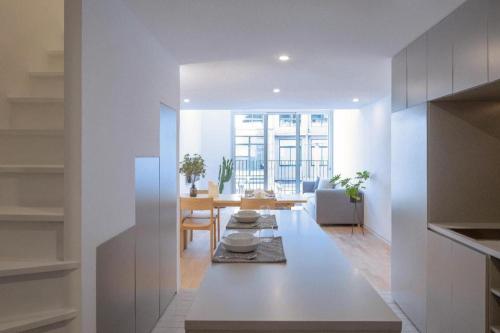 Χώρος καθιστικού στο base-WENDING Service Apartment-Shanghai Xujiahui Location