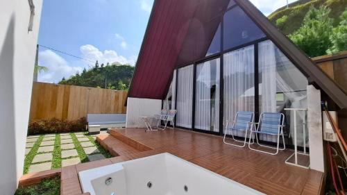 Balkón nebo terasa v ubytování Himalaya 2 - Private Triangle