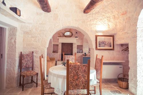 Posezení v ubytování Profumi del Melograno Trulli Resort