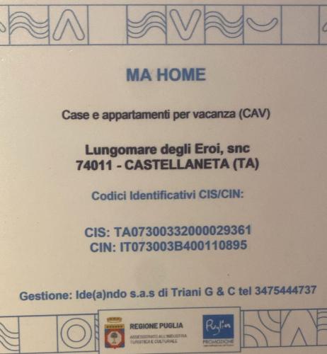 Ma home