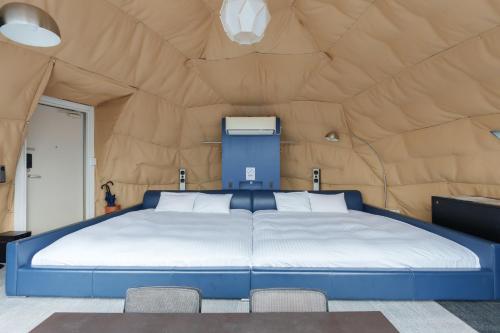 Postel nebo postele na pokoji v ubytování Mount Fuji Panorama Glamping