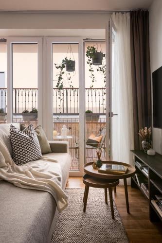 Modern studio with terrace