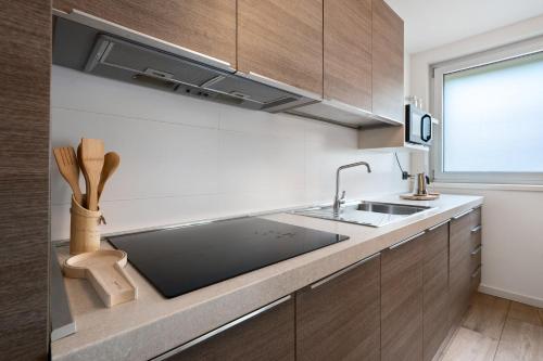Dapur atau dapur kecil di Appartamento Jubilant