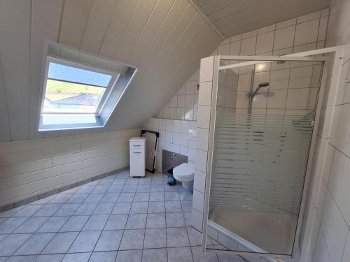 Ένα μπάνιο στο Ferienwohnung Herold