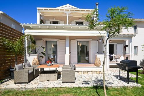 Posezení v ubytování Depis home, in Lefkas town