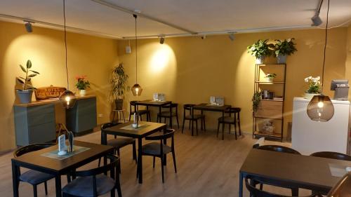 Χώρος καθιστικού στο Hotel Bodethal