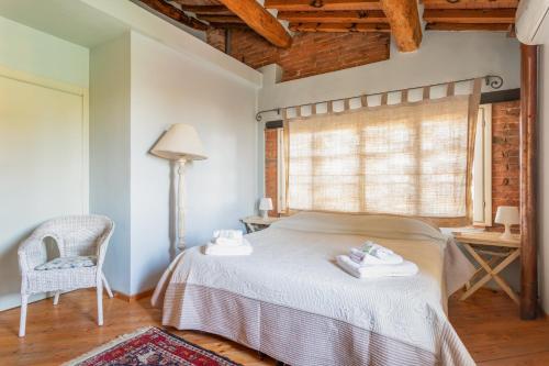 Ένα ή περισσότερα κρεβάτια σε δωμάτιο στο Alpaca Country House