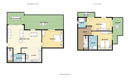 a floor plan of a house at Villa Mounda Hermes in Ratzaklíon