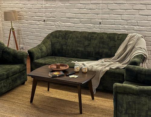 Zona de estar de Boho's Hotel