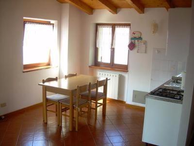 Kuchyň nebo kuchyňský kout v ubytování Apartment Laura