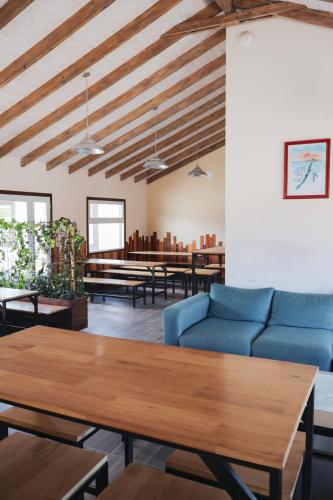 Area soggiorno di Folk Hostel