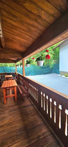 Balkón nebo terasa v ubytování Forest Apartments