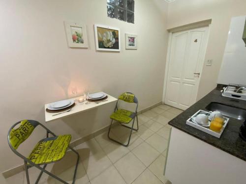 Kuchyň nebo kuchyňský kout v ubytování Hostal Alto Ayre Salta