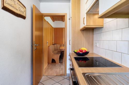 Dapur atau dapur kecil di Weißenhof Herr Armin Heizmann