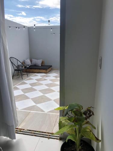 Balkón nebo terasa v ubytování Aifin bonito monoambiente