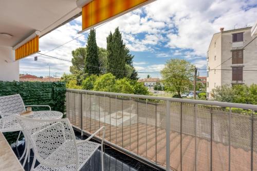 Un balcón o terraza en Stipe Rooms