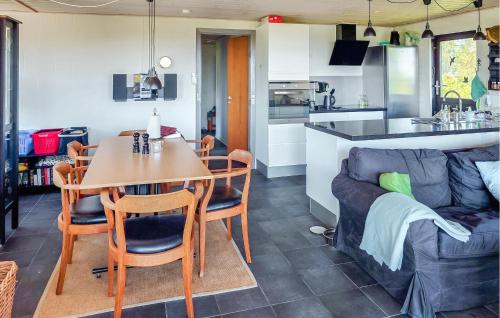 Η κουζίνα ή μικρή κουζίνα στο 3 Bedroom Gorgeous Home In Tranekær