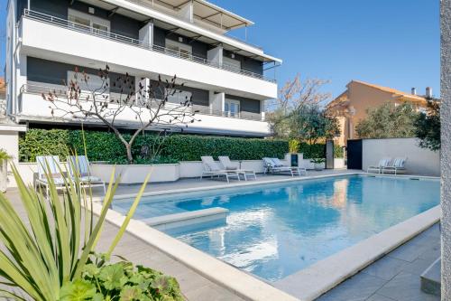 Πισίνα στο ή κοντά στο Villa Liburnum