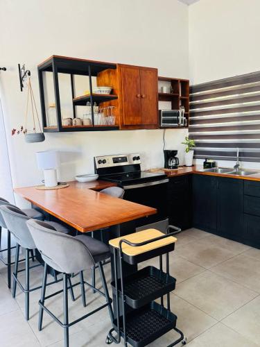 Η κουζίνα ή μικρή κουζίνα στο Finca Dontricia Official