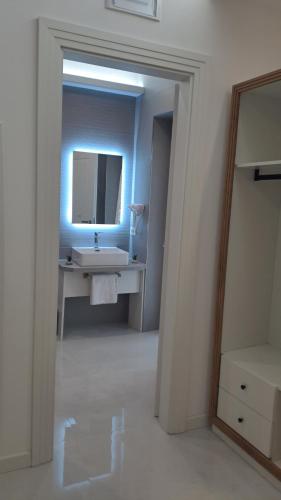 Bilik mandi di Diamond Rooms Tropea