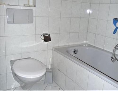 Koupelna v ubytování Gästehaus Reischmann