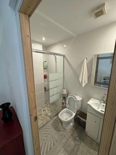 Et badeværelse på Casa amueblado