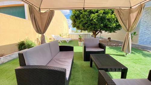 Χώρος καθιστικού στο Refúgio Ribatejano - Alojamento com Piscina Privada em Alpiarça