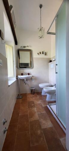 Koupelna v ubytování Casa al Vantaggio